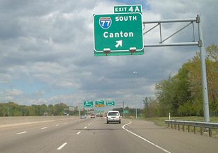 I-277/US 224 east at I-77 - Akron, OH