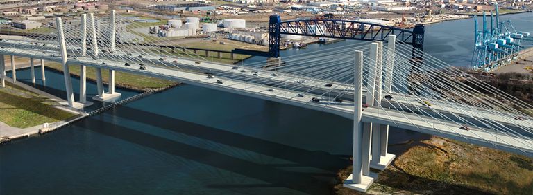 Rendering of the new Goethels Bridge
