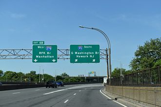 I-95 South at Interstate 278 in the Bronx, New York City