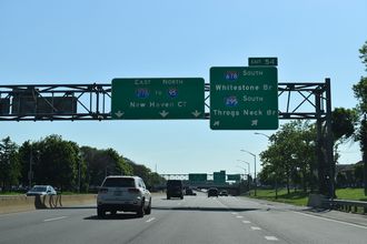 I-278 east at I-295/678 - Bronx, NY