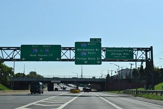 I-278 east at I-295/678 - Bronx, NY