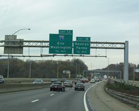 I-279 south / US 22-30 west at I-79 - 2004