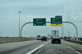I-75 north at I-280 - Toledo, OH