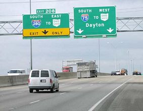 I-75 south at I-280 - 2002