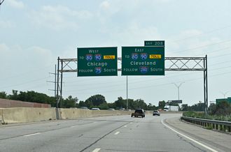 I-75 south at I-280 - Toledo, OH