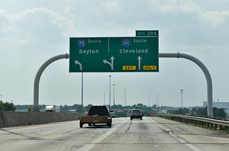 I-75 South at I-280 in Toledo, OH