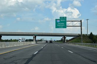 I-80/90 (Ohio Turnpike) east one mile from I-280