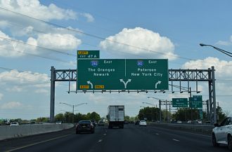 I-80 east at I-280 - Parsippany-Troy Hills Twp, NJ