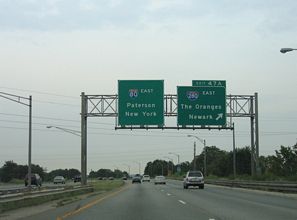 I-80 east at I-280 - Parsippany-Troy Hills Twp, NJ