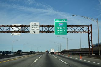 I-95/NJ Tpk north at I-280 - Newark, NJ