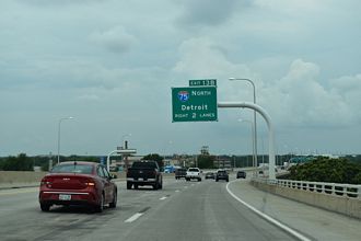 I-280 north at I-75 - Toledo, OH