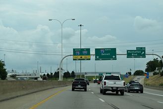 I-280 North at I-75 in Toledo, OH