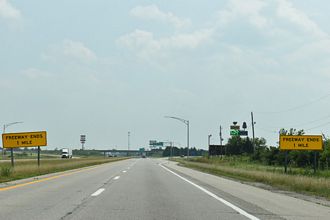 I-280 south at I-80/90/Ohio Tpk - Lake Twp