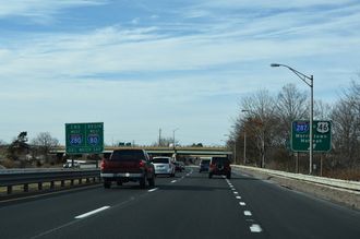 I-280 west at I-80/287 - Parsippany-Troy Hills Twp, NJ