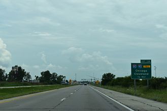 SR 420 North a half mile from I-80/90 (Ohio Turnpike) and I-280