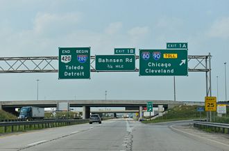 SR 420 North Ends / Interstate 280 Begins