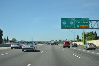 US 101 north at I-280/680