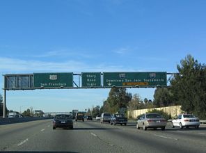 US 101 north at I-280/680 - 2004