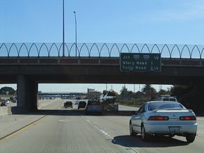 US 101 south at I-280/680 - 2004