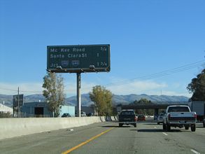 US 101 south at I-280/680 - 2004