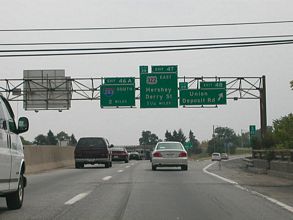 I-83/US 322 south at I-283 - 2002