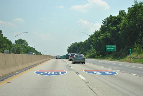 I-83/283 Painted Shields