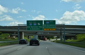 SR 14CO east at I-85/285 - College Park, GA