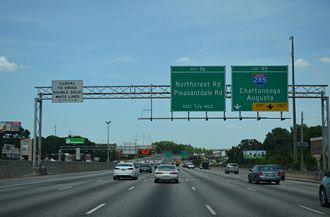 I-85 north at I-285 - Doraville, GA