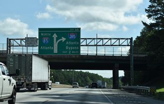 I-85 north at I-285 - Union City, GA
