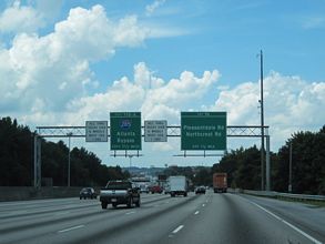 I-85 south at I-285 - Doraville, GA