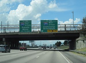 I-85 south at I-285 - Doraville, GA