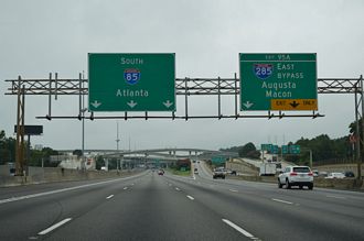 I-85 south at I-285 - Doraville, GA