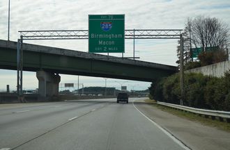 I-85 south at I-285 - College Park, GA