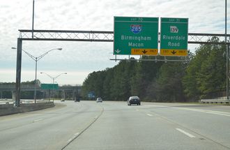 I-85 south at I-285 - College Park, GA
