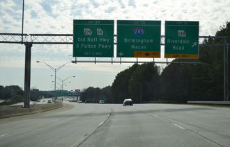 I-85 south at I-285 - College Park, GA