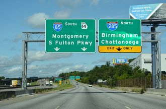 I-85 south at I-285 - College Park, GA