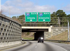 I-285 north at I-85 - Tucker, GA