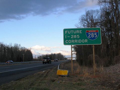 Future I-285 Corridor Sign