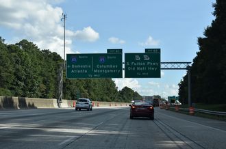 I-285 south at I-85 - College Park, GA