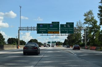 I-285 south at I-85 - College Park, GA