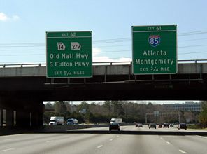 I-285 west at I-85 - 2003
