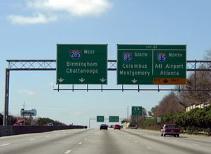 I-285 west at I-85 - 2003
