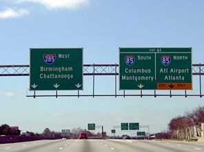 I-285 west at I-85 - 2003