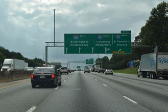 I-285 west at I-85 - College Park, GA