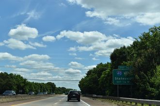 US 52 south at I-40/285 - Winston-Salem, NC