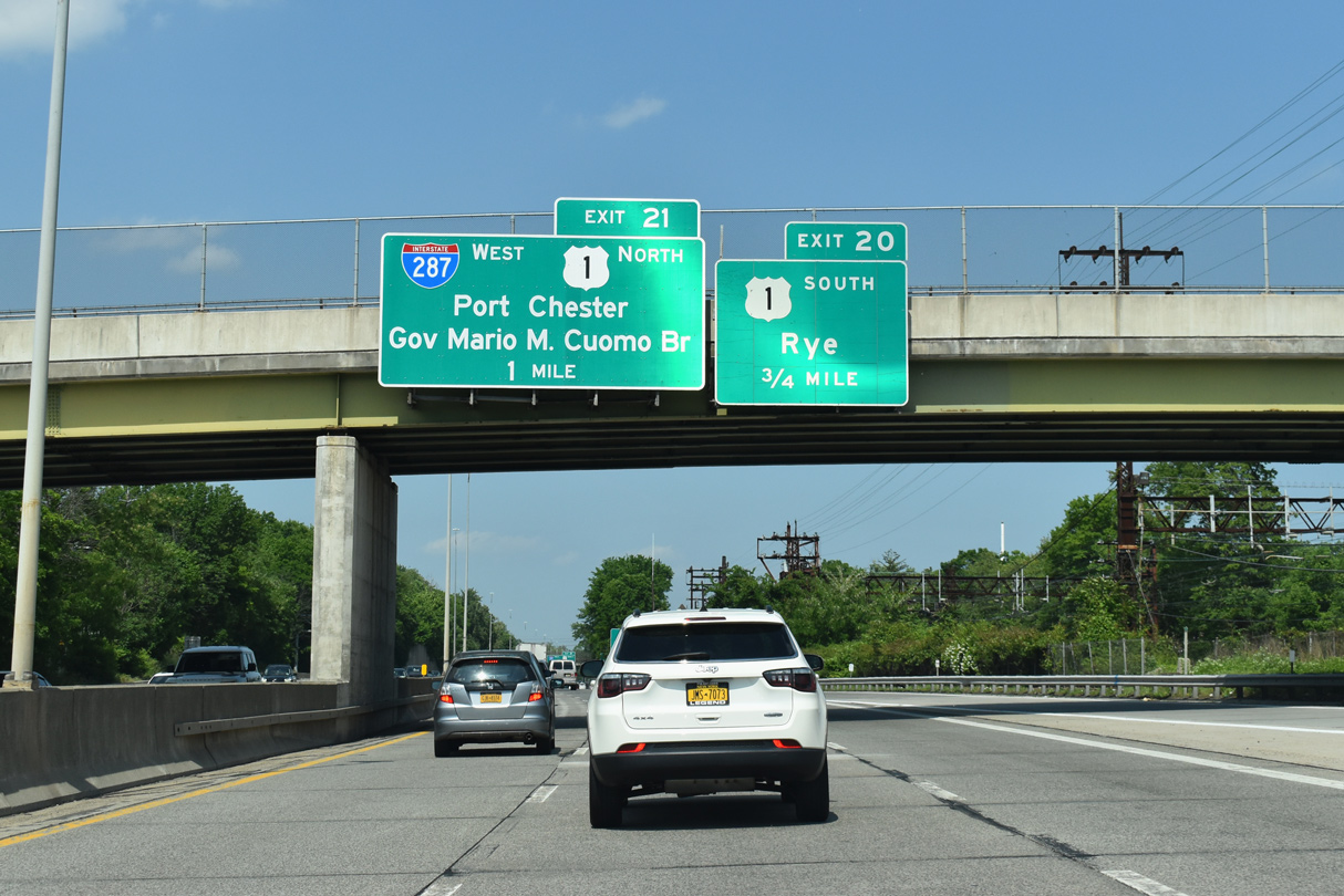 I-95 north at I-287 - Port Chester, NY