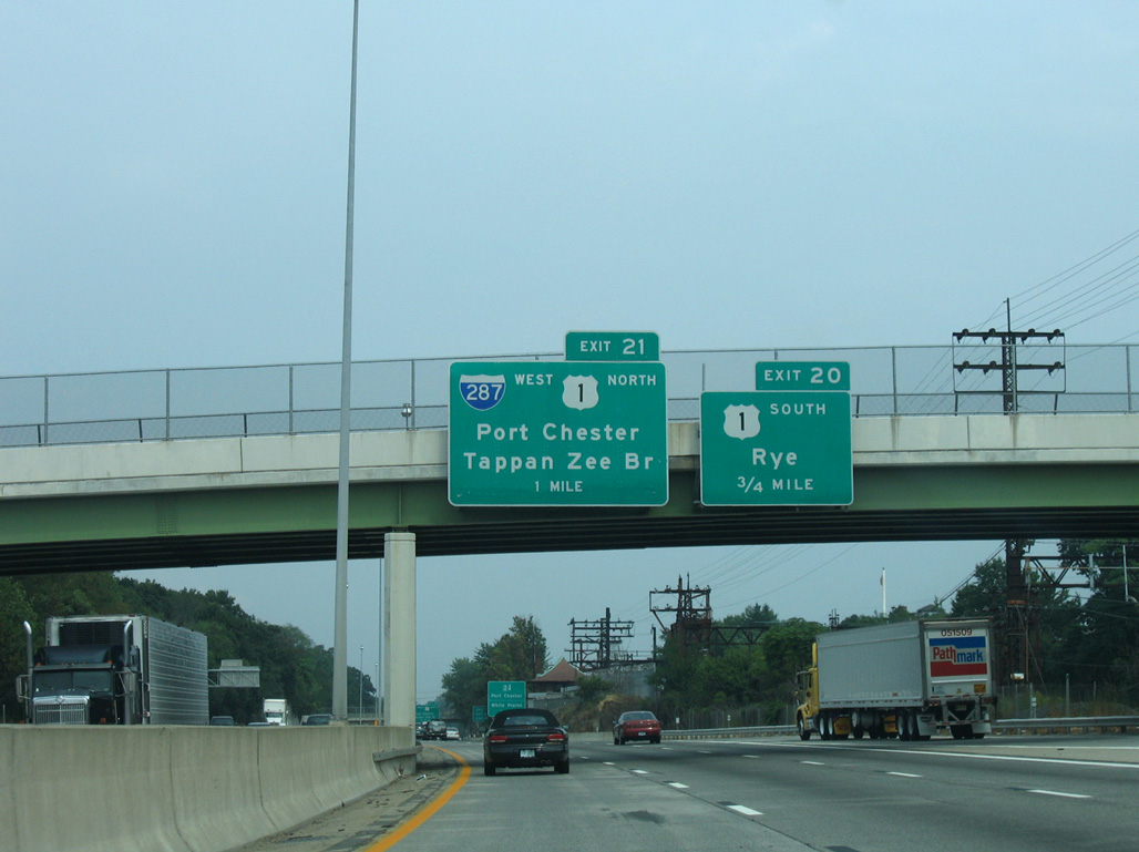 I-95 north at I-287 - Port Chester, NY