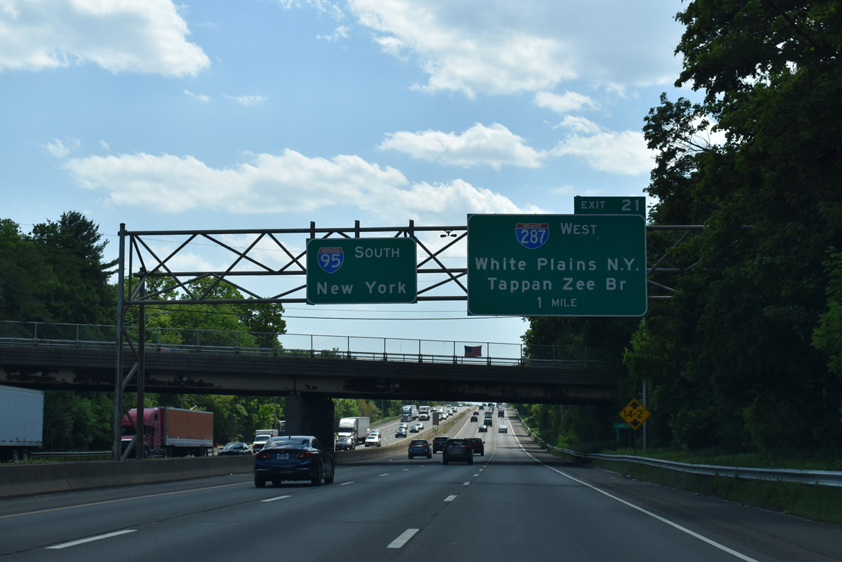 I-95 south at I-287 - Port Chester, NY