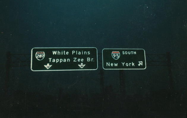 I-287 west at I-95 - 1976