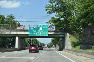 I-95 north at I-287 - Port Chester, NY